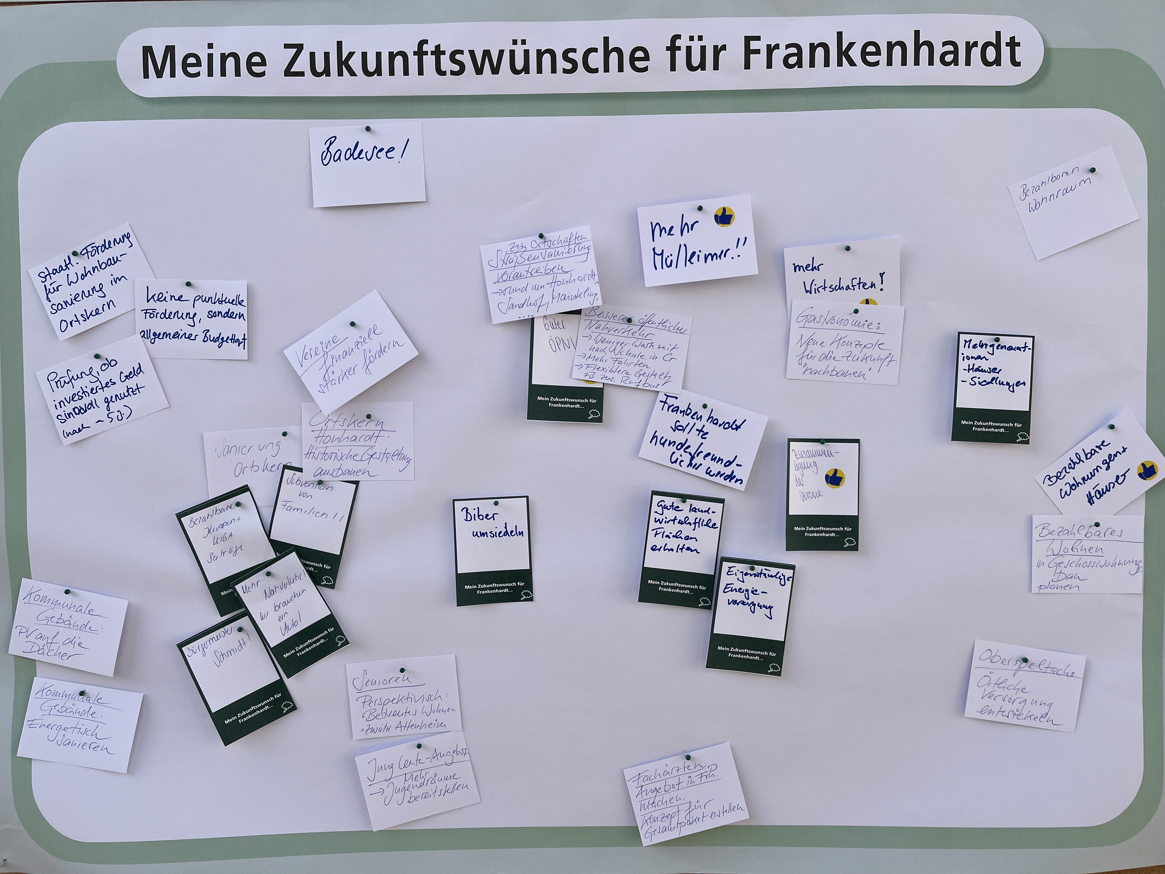 Zukunftswünsche für Frankenhardt